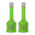 Diamond Core Drill Bits,2pcs 5/16" 8mm Ceramic Tile Drill Bits Vacuum Brazed Diamond Hole Saw for Porcelain Tile,Granite,Marble,Concrete,Masonry,Brick