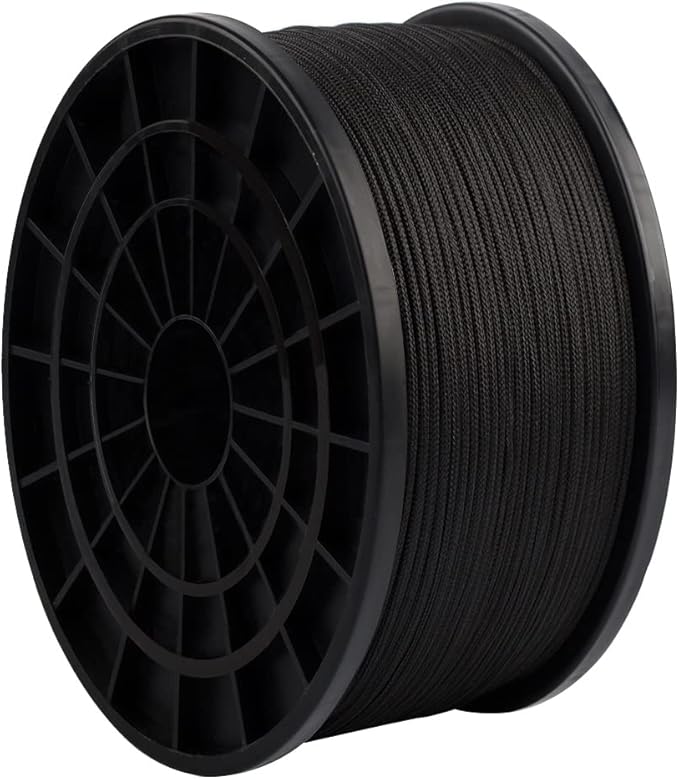 HERCULES Type III Paracord 550 Paracord Rope Parachute Cord, 1000' Black for Survival Rope, Survival Cord