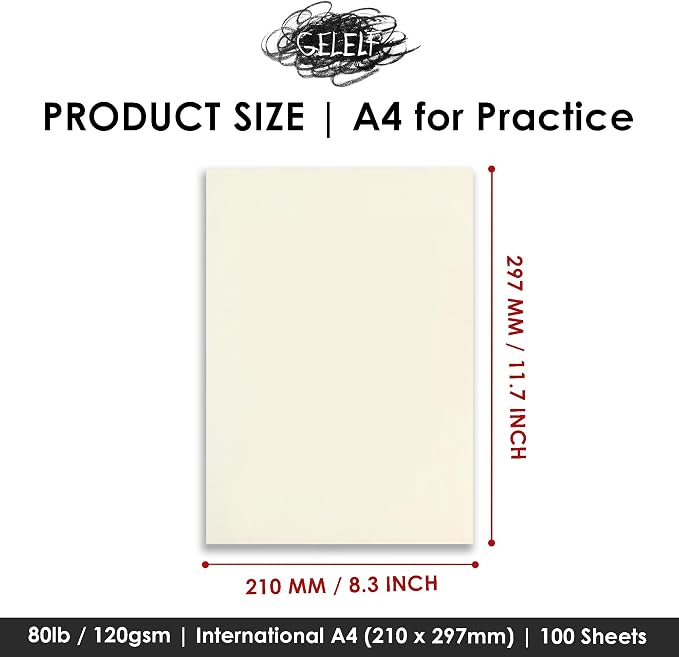 Printmaking Paper for Practice, International A4 Gel Plate Printmaking - Image 3