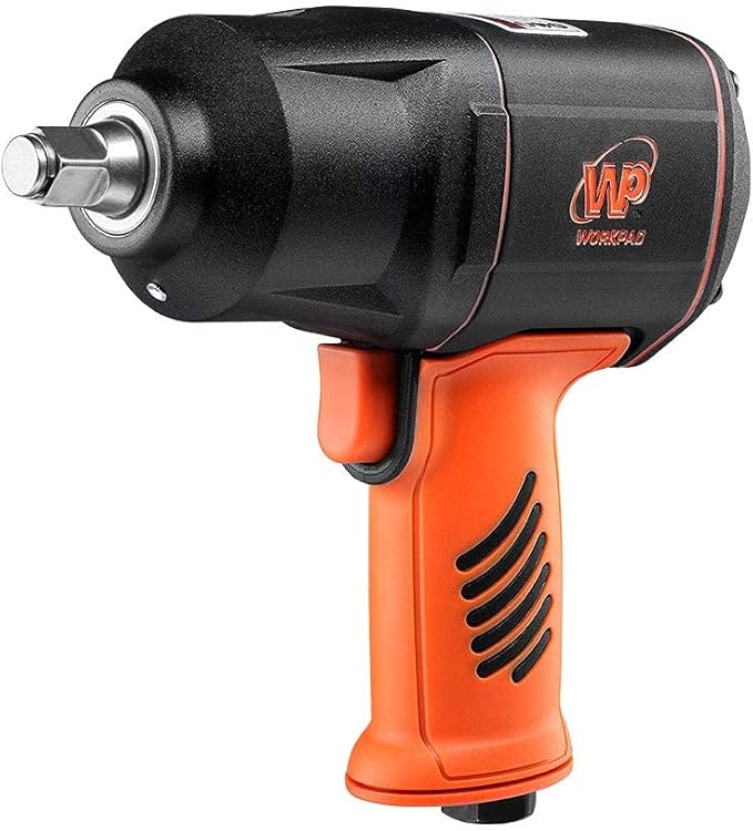 WORKPAD 1/2-Inch Composite Air Impact Wrench with Twin Hammers, Pneumatic Tools