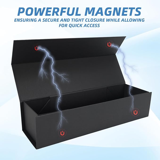 RLAVBL 4-Pack 1200 Count Trading Card Storage Box - Image 4