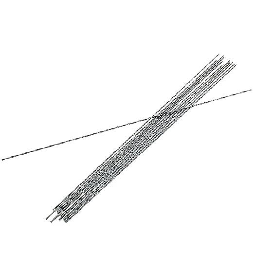 Scroll Saw Blade, 12 Pcs Spiral Scroll Saw Blades for Wood Metal Plastic Cutting Sawing Carve (#3)