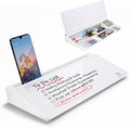 TSJ OFFICE Small Desktop Whiteboard -Glass Dry Erase Board Computer Keyboard by TSJOFFICE-WipeCleanThinkGreenWorkSmart