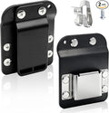 1 Pcs Drill Holder for Tool Belt + 1 Pcs Drill Clip, Tape Measure Holder with Metal Clip, 2 in Belt Hook Holster for Cordless Drill, Impact Driver, Measuring Tape, Tool Accessories