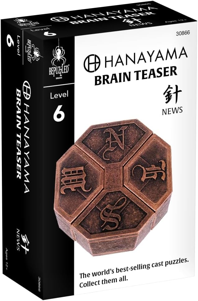 BePuzzled | News Hanayama Metal Brainteaser Puzzle Mensa Rated Level 6 - Image 4