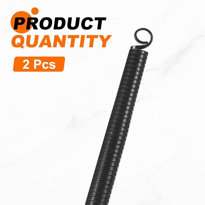 HARFINGTON 2pcs PVC Spring Tube Bender 12mm OD 380mm Long A Type Conduit Pipe Bender Bending Spring for Pipe Bending Devices in Home Hydropower, Black