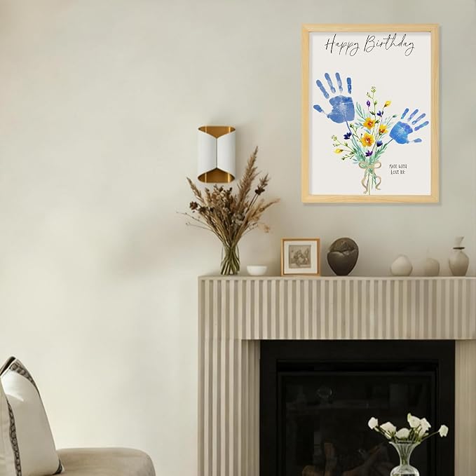 CLUSIVC Flower Bouquet Handprint Craft Kit-Gifts - Image 5