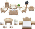 23 Pieces Dollhouse Mini Furniture Decoration Set DIY Accessories Including by Unknown