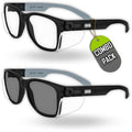 MAGID Y50 Safety Glasses for Construction | Black Frame — 2 Pair Combo by MagidGloveSafety