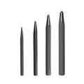 62215 Center Punch Set, Center Punch Metal Center Punch Tool 4-Piece Set