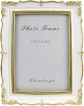 Coshar Vintage Photo Frame 5 x 7 Inch Beige | Antique Picture Frame, Glass Front by Coshar