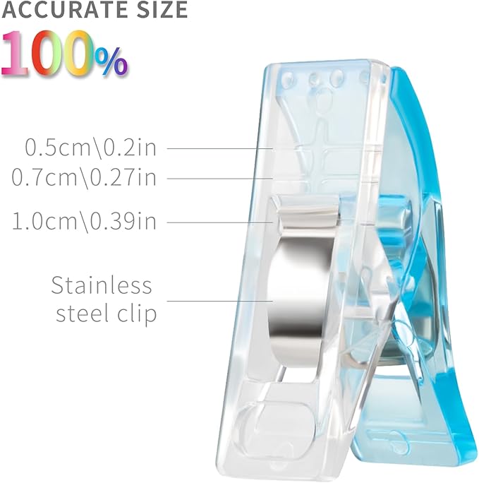 Multipurpose Sewing Clips, Perfect Alternative Sewing and Quilting Pins - Image 3