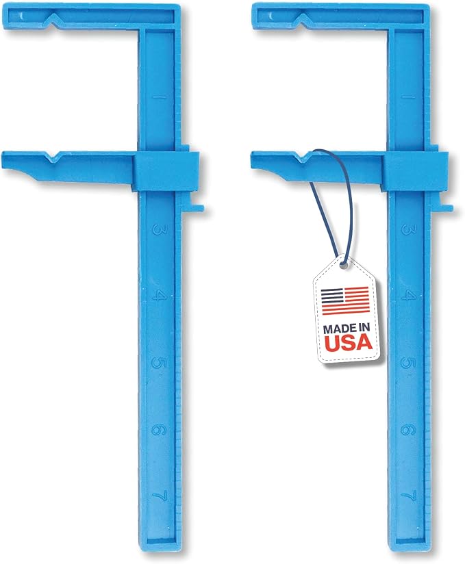 Excel Blades 4-Pack 7-Inch Mini Bar Clamps, Adjustable Plastic, USA Made - Image 8
