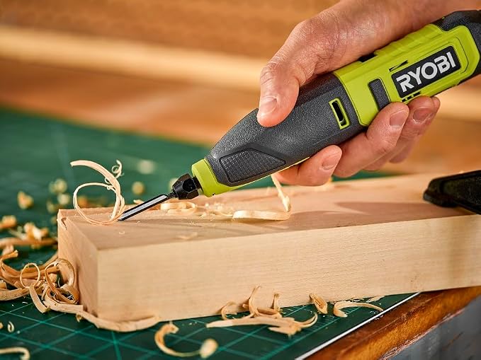 RYOBI USB Lithium Power Carver Wood Carving Kit - Image 2
