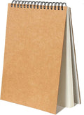 Sketch Book Pad, Drawing Paper 9" x 12" Spiral Bound, Durable Acid Free by FONTSATTY