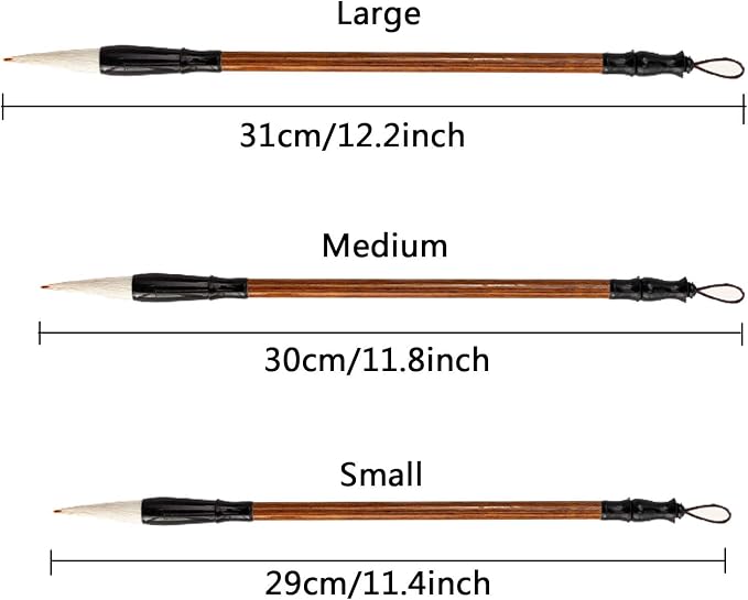Befiy Chinese Calligraphy Brush, Writing Drawing Watercolor Ink Brushes Hubi - Image 5