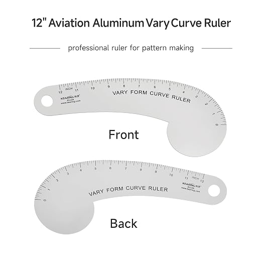 Kearing Vary Form Curve Ruler 12“ French Curve Ruler - Image 3