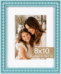Solid Wood 8x10 Picture Frame Beaded Frame by QOTIB