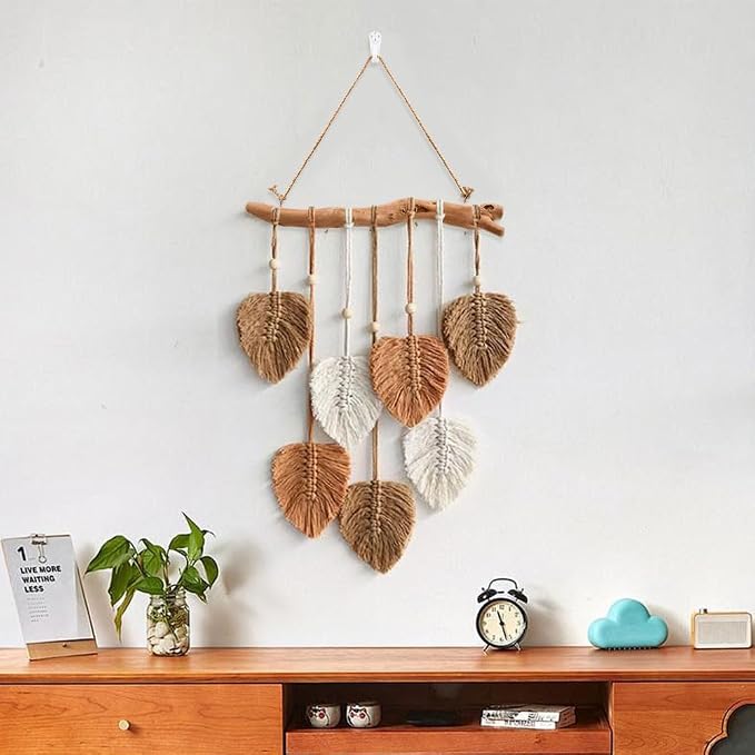 15Inch Driftwood Wall Hanging Jewelry Organizer - Image 7