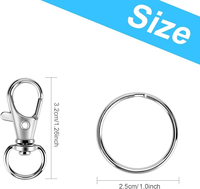 50PCS Metal Lobster Claw Clasp - Image 4