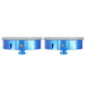 6 Inch Diamond Core Drill Bit for Porcelain Tile Ceramic Marble Granite Drilling,BRSCHNITT 2pcs Vacuum Brazed Diamond Hole Saw with 5/8-11 Thread (152mm 2pcs)