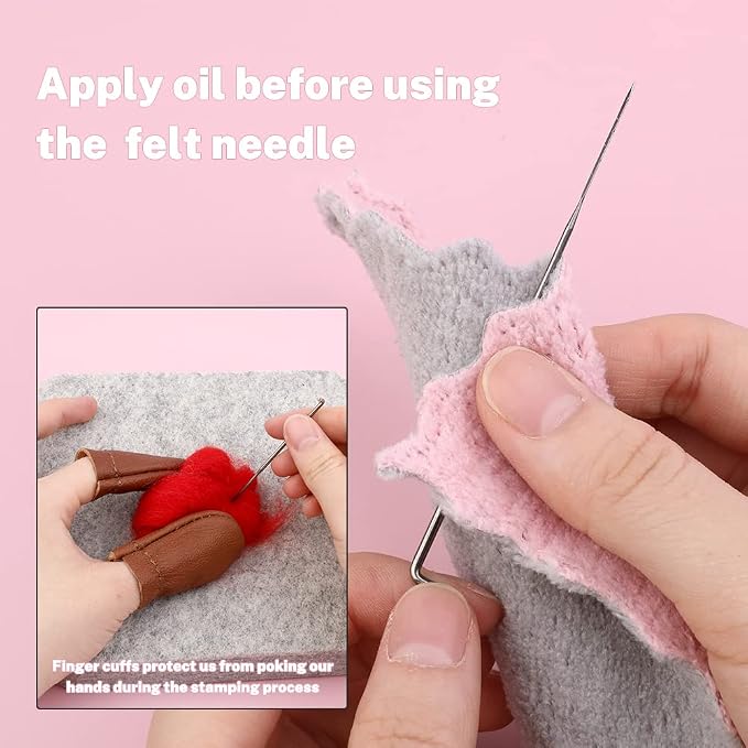 Mayboos Needle Felting Kit, Needle Felting Pad, Needle Felting Tool - Image 6