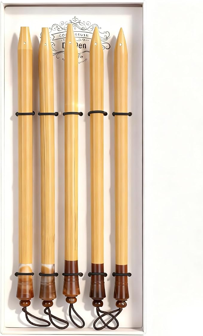 5PCS Bamboo Pens, Comic & Arabic Calligraphy Dip Pens by YosooHealthGear