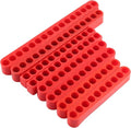 20Pcs Hex Shank Screwdriver Bit Holder Set, Plastic Screwdriver Head Storage Case, Drill Bit Storage Case, Screwdriver Head Holder Organizer, Including 10, 11, 12, 15-Holes