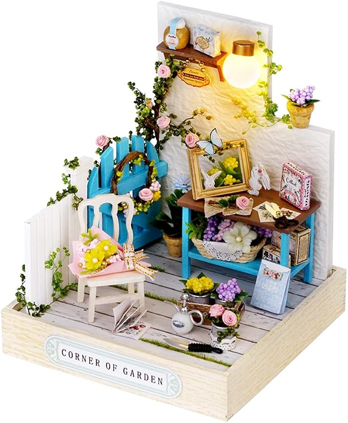 Flever Dollhouse Miniature DIY House Kit Creative Room by Flever