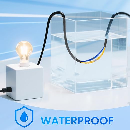 TICONN 120 Pcs Solder Seal Wire Connectors, Heat Shrink Butt Connectors, Waterproof and Insulated Electrical Wire Terminals, Butt Splice (120PCS)