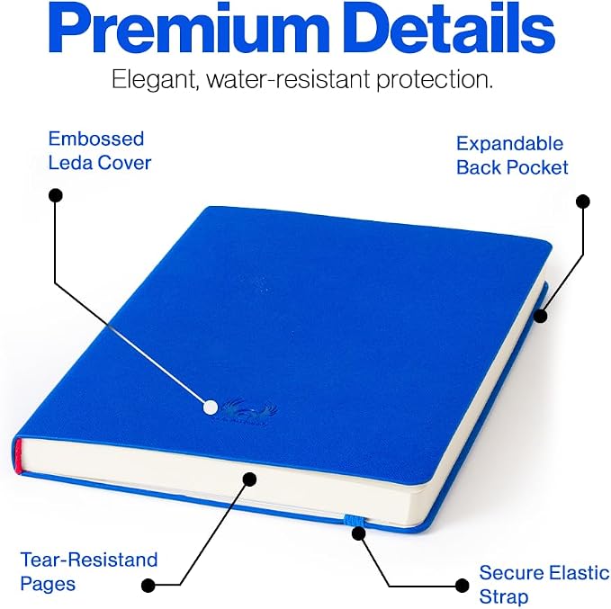 Leda Art Supply Aegean A5 Sketchbook, 160 Pages, Smooth Cream Drawing Paper - Image 3
