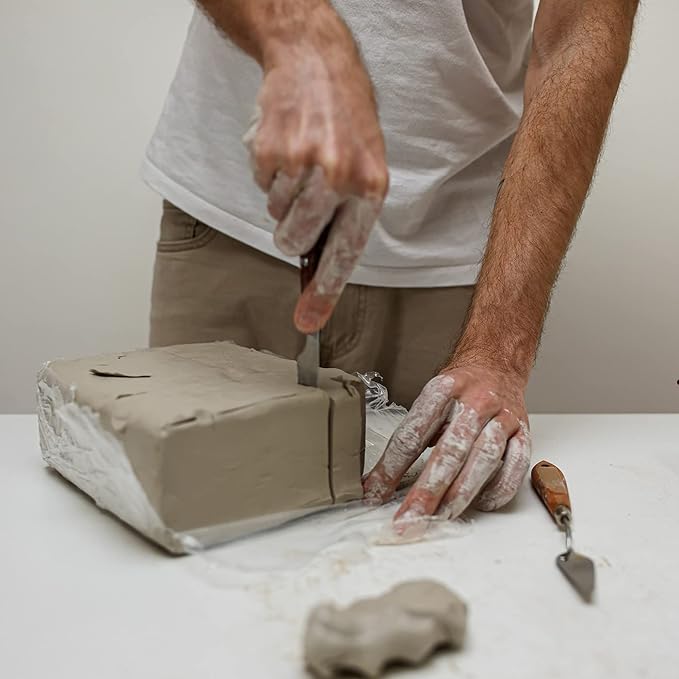 ReArt Natural Air-Dry Clay, for Sculpting, Wheel Throwing, Hand Building - Image 3