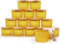 SHOWIN Thick Candle Jars for Making Candles 16 Pcs, 4 OZ Empty Jars by Showin