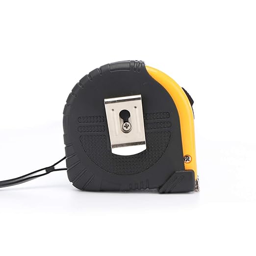 LAND 25Ft Retractable Measuring Tape - Heavy Duty Tape Measure, Inch/Metric Double Scale, Sturdy Matte Blade, Magnetic Hook for Measurement Alone, TPR Rubber Protective Case (25FT)