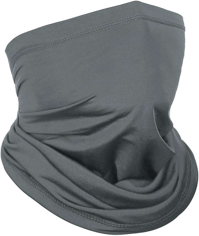 Achiou Cooling Neck Gaiter Face Cover Scarf, UV Protection Mask for Men and Women,Soft Windproof, Hiking Cycling Running
