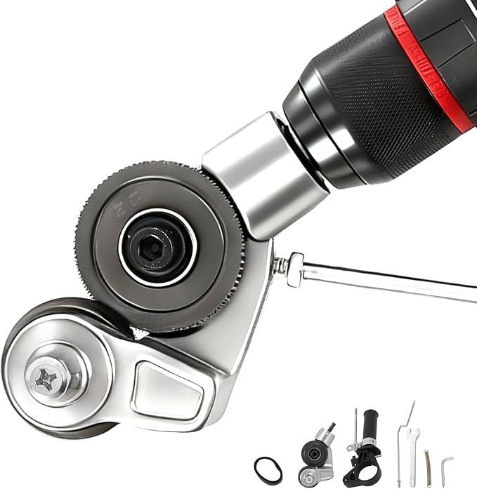 Metal Nibbler Drill Attachment, Heavy-Duty Sheet Metal Cutter - Image 9