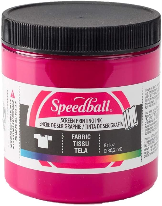 Speedball 045651 Fabric Screen Printing Ink, 8 fl. oz., Process Magenta by SpeedballArt