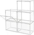 GUDEMAY Clear Stackable Plastic Storage Bins by HaveANiceDay