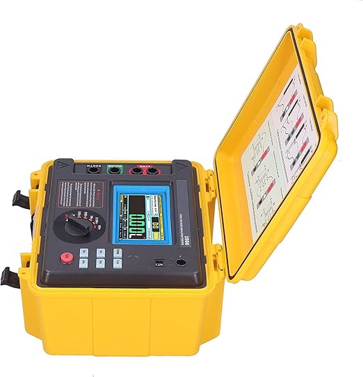 ETCR3500 Digital High Voltage Insulation Resistance Meter Tester High Voltage Megohm Meter with Max Range 5kV 5TΩ 5mA