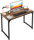PayLessHere | 39 Inch Computer Desk | Brown | Office Desk by PayLessHere