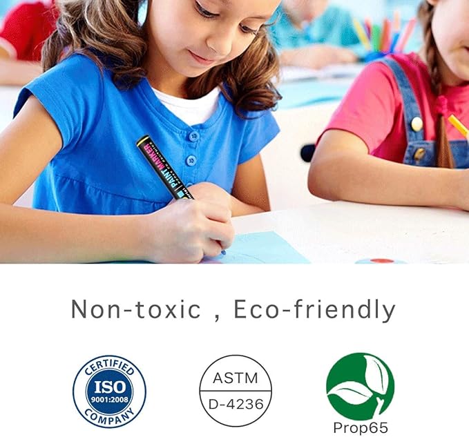 Permanent Markers for Rock Painting, 12 Colors, Medium Point, Quick-Drying - Image 7