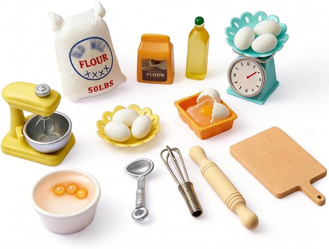 1:12 Scale Miniature Dollhouse Kitchen Baking Accessories by ArtistryinEveryFlame