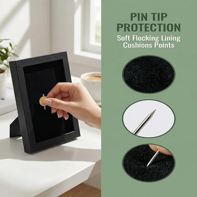 Pin Display Case, Enamel Pin Collection Display - Image 4