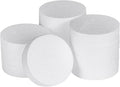 4 Inch 12-Pack Foam Circles for Crafts, Polystyrene Round Foam Disc for DIY by FFchuanhe