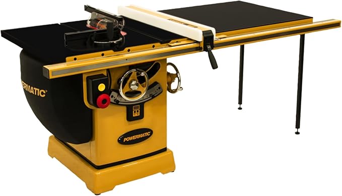 Powermatic ArmorGlide 10-Inch Table Saw, 50-Inch Rip, Extension Table, 5 HP, 230/460V 3Ph (Model PM2000T)