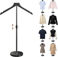OLV Mannequin Torso with Marble Base, 18-34 Inch Adjustable Shirt Display Stand by OLV