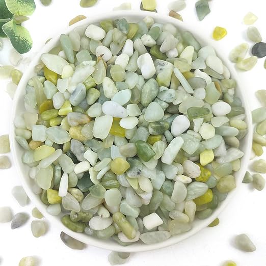 YISZM 2LB Succulent and Cactus Jade Pebbles, 3/8 Inch Natural Decorative by YISZM-ForYourNaturalLife