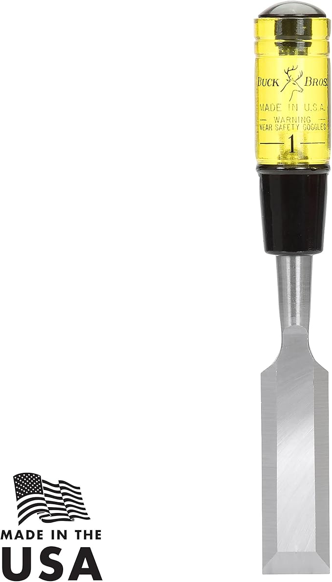 Buck Brothers 120106BC Professional 1'' Inch Wood Chisel, Yellow