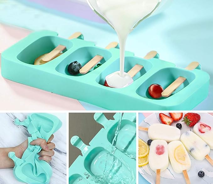Popsicles Molds, Ozera 2 Pack Homemade Cake Pop Molds Cakesicle Maker Set | - Image 3