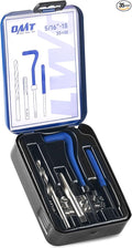 Orion Motor Tech Helicoil Thread Repair Kit, 5/16"-18 Thread Repair Tool Set with HSS Drill Bit & 30 Thread Inserts, SAE Thread Repair Installation Kit for Rethreading Internal Threads with Carry Case